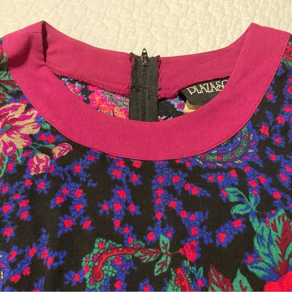 Vintage Plaza South Floral Paisley Dress | Size 2 | Golden Girls | 80s Ladies - Picture 7 of 10